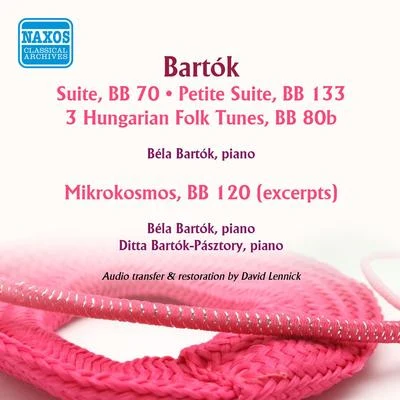 Béla Bartók BARTOK, B.: Piano Music (Bartok Plays Bartok) (1929-1941)