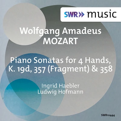 Ingrid Haebler MOZART, W.A.: Sonatas for Piano 4 Hands, K. 19d, 357 and 358 (Haebler, L. Hoffmann) (1956)