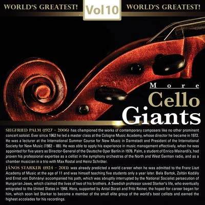 Siegfried Palm/János Starker/PHILHARMONIA ORCHESTRA/Salvatore Accardo/Carlo Maria Giulini/Orchestra Sinfonica Nazionale della RAI di Roma More Cello Giants, Vol. 10