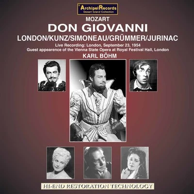 George London/Emmy Loose/Harald Proglhoff/Chorus of the Vienna State Opera/Vienna State Opera Orchestra/Leopold Simoneau Mozart: Don Giovanni, K. 527 (Live)