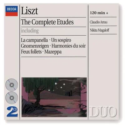 Nikita Magaloff/Claudio Arrau Liszt: The Complete Etudes (2 CDs)