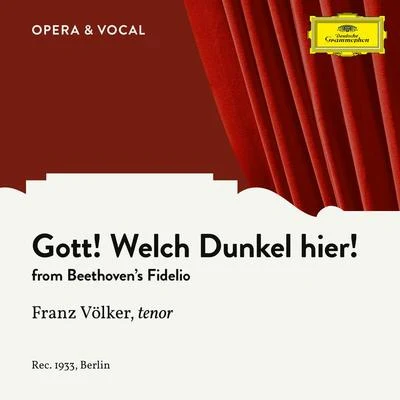 Alois Melichar/Staatskapelle Berlin/Franz Volker Beethoven: Fidelio, Op. 72: Gott, welch Dunkel hier