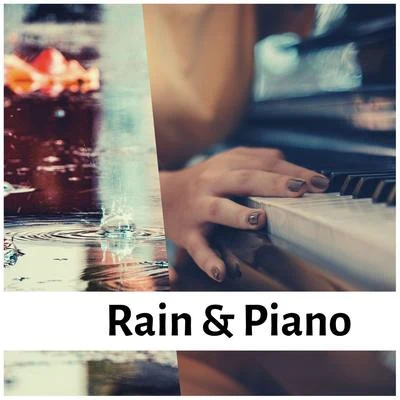 Rain Sounds/Piano Tribute Players rain piano: soothing background music, stress relief atmosphere