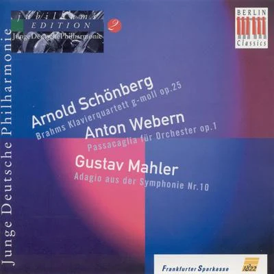 Gary Bertini Brahms: Piano Quartet No. 1 - Webern: Passacaglia for Orchestra - Mahler: Adagio from Symphony No. 10