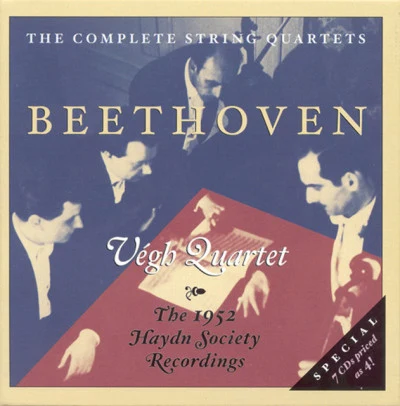 Végh Quartet/Arthur Honegger Beethoven, Jelinek & Berg: Végh and his Quartet