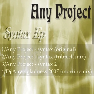 歌手 Any Project