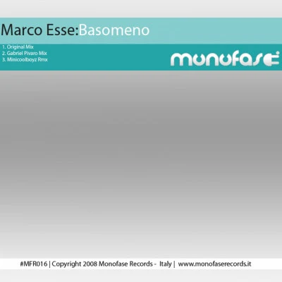 歌手 Marco EsseFabio Giannelli