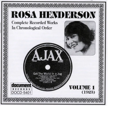 歌手 Rosa Henderson