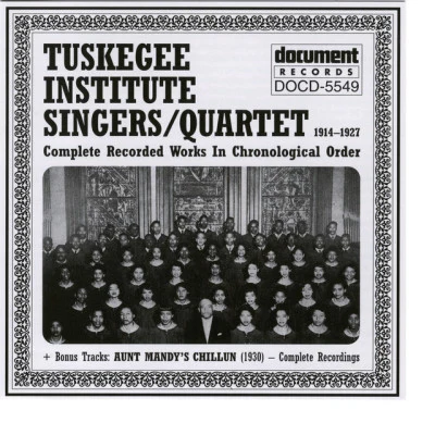 歌手 Tuskegee Institute Singers